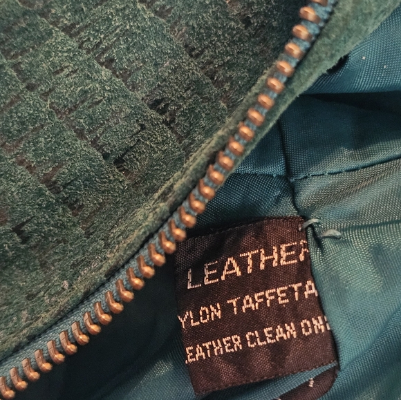 Vintage cropped motorcycle jacket WINLIT - Picture 7 of 9